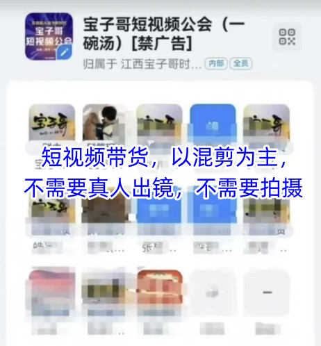宝子哥头部团队短视频带货,以混剪为主,不需要真人出镜,不需要拍摄【更新8月】插图 宝子哥头部团队短视频带货,以混剪为主,不需要真人出镜,不需要拍摄【更新8月】