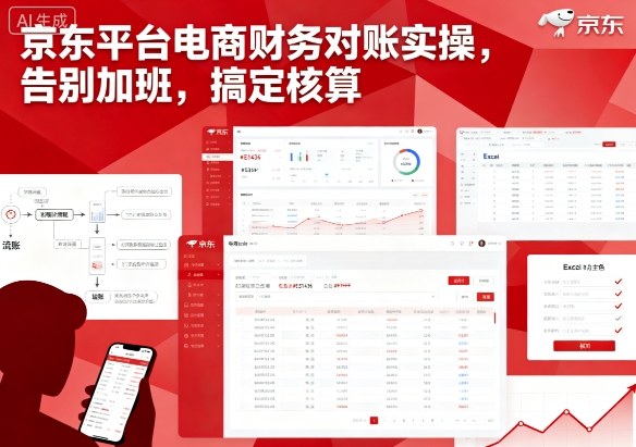 京东平台电商财务对账实操,告别加班,搞定核算插图 京东平台电商财务对账实操,告别加班,搞定核算